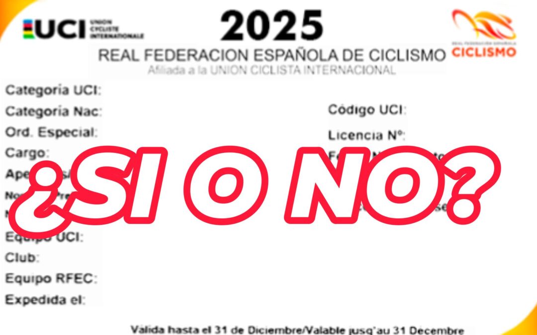 ¿TE VAS A FEDERAR ESTE AÑO?
